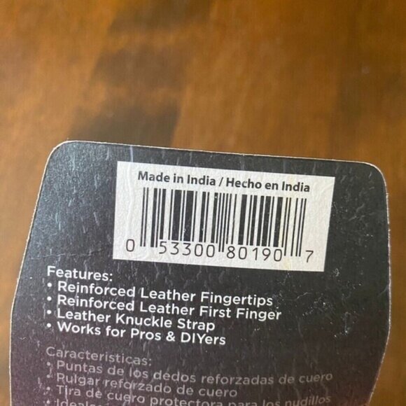 Wells Lamont Men's Hi-Visibility Construction Leather Palm Safety Work Gloves XL - Picture 7 of 16